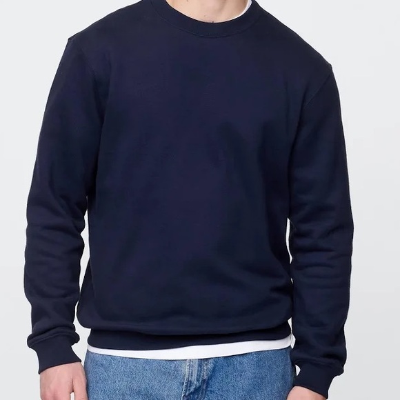 GAP Tops - Gap Navy Crew Neck Sweater Large